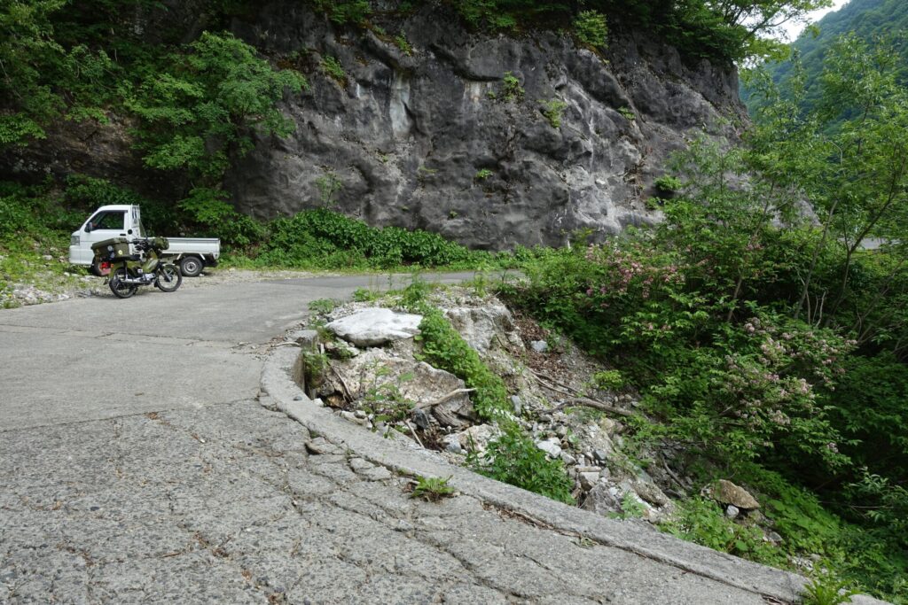 企業 日本の酷道 自転車走行テスト